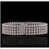 Image 2 : 14KT White Gold 9.72ctw Diamond Bracelet