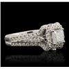 Image 2 : 14KT White Gold 1.98ctw Diamond Ring