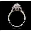 Image 3 : 14KT White Gold 1.98ctw Diamond Ring