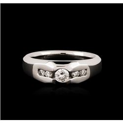 14KT White Gold 0.55ctw Diamond Ring