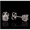 Image 1 : 14KT White Gold 1.05ctw Diamond Solitaire Earrings