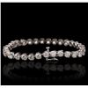 Image 2 : 14KT White Gold 11.40ctw Diamond Tennis Bracelet