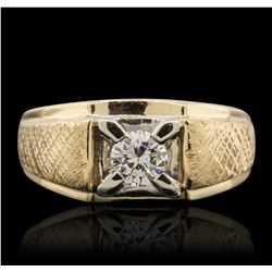 14KT Yellow Gold 0.34ctw Diamond Ring