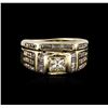 Image 1 : 14KT Yellow Gold 1.41ctw Diamond Ring