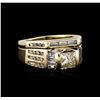 Image 2 : 14KT Yellow Gold 1.41ctw Diamond Ring