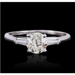 Platinum 1.19ctw Diamond Ring