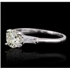 Image 2 : Platinum 1.19ctw Diamond Ring