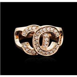 14KT Rose Gold 0.29ctw Diamond Ring