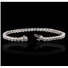 Image 3 : 14KT White Gold 6.31ctw Diamond Tennis Bracelet