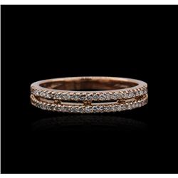 14KT Rose Gold 0.25ctw Diamond Ring