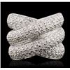 Image 1 : 14KT White Gold 2.79ctw Diamond Ring