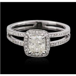 14KT White Gold 1.12ctw Diamond Ring