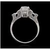 Image 3 : 18KT White Gold 1.47ctw Diamond  Ring