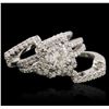 Image 3 : 14KT White Gold 2.25ctw Diamond Ring