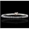 Image 1 : 14KT White Gold 5.76ctw Diamond Bracelet