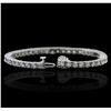 Image 3 : 14KT White Gold 5.76ctw Diamond Bracelet