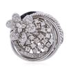 Image 1 : 14KT White Gold 0.76ctw Diamond Ring