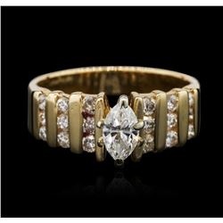 14KT Yellow Gold 1.00ctw Diamond Ring