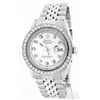 Image 1 : Rolex Stainless Steel 1.00ctw Diamond DateJust Men's Watch