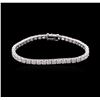 Image 1 : 18KT White Gold 9.04ctw Diamond Tennis Bracelet