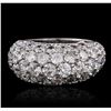 Image 1 : 14KT White Gold 5.34ctw Diamond Ring