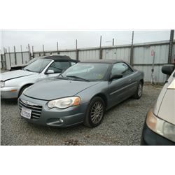 06 Chrysler Sebring 2dr Convertible - T - DRIVE MC HG
