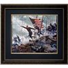 Image 1 : Mort Kunstler Civil War Print Framd Chamberlains Charge