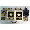 Image 1 : WWII US ARMY LOT OF 15 ITEMS- INSIGNIA, BUCKLES, DI ETC