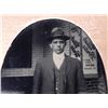 Image 2 : Antique Tintype Photo City Street Man German Beer Sign