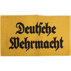 NAZI "DEUTSCHE WEHRMACHT" ARMBAND--ORIGINAL