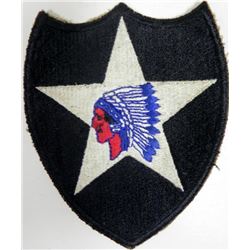 LARGE U.S. WWII 2ND DIVISION PATCH