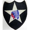 Image 1 : LARGE U.S. WWII 2ND DIVISION PATCH
