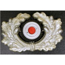 NAZI WEHRMACHT VISOR COCKADE AND WREATH ORIGINAL