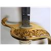 Image 4 : U.S. NAVAL SABER--MINT-ETCHED BLADE WITH GOLD KNOT-COVE