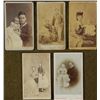 Image 1 : 5 Antique CDV Photographs Families, Children, Babies