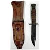 Image 1 : VIETNAM ERA FIGHTING KNIFE W.SCABBARD