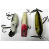 Image 6 : SHAKESPEARE 1920 WONDEREEL + 3 OLD LURES-2 WOOD