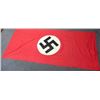 Image 3 : LARGE ORIGINAL NAZI PARTY BANNER--112X48"--DOUBLE SIDED