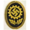 Image 1 : NAZI DAF VISOR HAT DEVICE-METAL & FABRIC-MARKED RZM 400