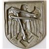 Image 2 : NAZI AFRIKA KORPS PITH HELMET SHIELD-ORIGINAL
