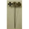 Image 1 : WWI GERMAN IMPERIAL 3 AWARD STICKPIN -RARE ORIGINAL