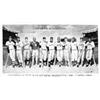 Image 1 : 500 HOME RUNS HITTERS: A very attractive baseball item, a 38" x 20" color poster depicting an art...