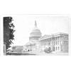 Image 1 : CAPITOL BUILDING CARTE DE VISITE: Rare carte de visite photograph, ca. late 1860's, showing the U...