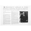 Image 1 : GERALD R. FORD: (b. 1913) 38th President of the United States who assumed office upon the resigna...
