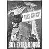 Image 1 : (WORLD WAR II PROPAGANDA POSTER): American-issued World War II propaganda poster, 20" x 28" color...
