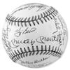 Image 1 : 1961 YANKEES TEAM SIGNED BALL: Rawlings Bobby Brown American League baseball boldly signed by 33...