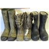 Image 1 : BOX LOT OF SIZE 9.5 HUNTING BOOTS