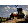 Image 1 : J.V. Lange 19th Century Dutch Near Laren Oil on panel Signed; titled on recto 9 x 14...