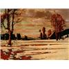 Image 1 : Joseph Stoitzner 1884-1951 Austrian Farm in Winter Oil on canvas Signed; numbered 1605 o...