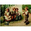 Image 1 : John Henry Henshall 1856-1928 British RA, RWS The Young Tutor Watercolour Signed 10 x...